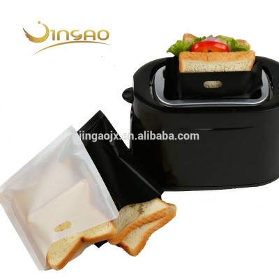 ptfe coated reusable microwave nonstick sandwich toaster oven bag